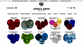 What Africagems.com website looked like in 2020 (3 years ago)