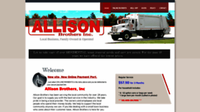 What Allisonbrothersinc.com website looked like in 2020 (3 years ago)