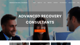 What Advancedrecoveryconsultants.com website looked like in 2020 (3 years ago)