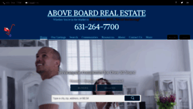 What Aboveboardrealestate.com website looked like in 2020 (3 years ago)
