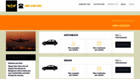 What Airportcabsbangalore.com website looked like in 2020 (3 years ago)