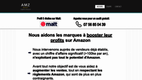 What Amzboost.fr website looked like in 2020 (3 years ago)