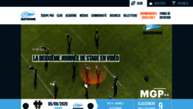 What Abrugby.fr website looked like in 2020 (3 years ago)