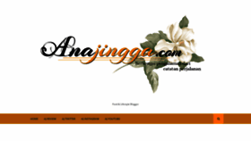 What Anajingga.com website looked like in 2020 (3 years ago)