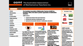 What Aamt.edu.au website looked like in 2020 (3 years ago)
