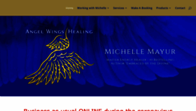 What Angelwings-healing.com website looked like in 2020 (3 years ago)