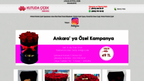 What Ankarakutudacicek.com website looked like in 2020 (3 years ago)