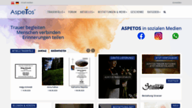 What Aspetos.de website looked like in 2020 (3 years ago)