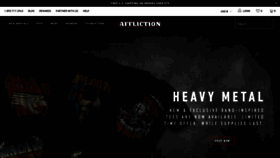 What Afflictionclothing.com website looked like in 2020 (3 years ago)