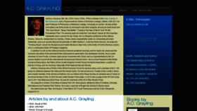 What Acgrayling.com website looked like in 2020 (3 years ago)