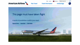 What Americanairlines.hu website looked like in 2020 (3 years ago)
