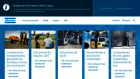 What Atlascopco.es website looked like in 2020 (3 years ago)