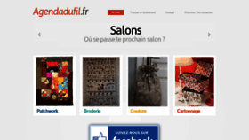 What Agendadufil.fr website looked like in 2020 (3 years ago)