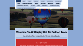 What Airdisplay.ca website looked like in 2020 (3 years ago)