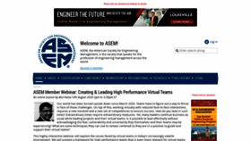 What Asem.org website looked like in 2020 (3 years ago)