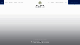 What Acayagolfresort.com website looked like in 2020 (3 years ago)