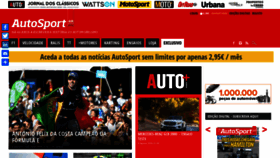 What Autosport.pt website looked like in 2020 (6 years ago)