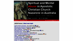 What Accn-australia.com website looked like in 2020 (3 years ago)
