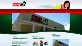 What Atacadodospresentes.com.br website looked like in 2020 (3 years ago)