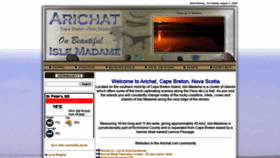 What Arichat.com website looked like in 2020 (3 years ago)