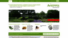 What Avicennanatural.com website looked like in 2020 (3 years ago)