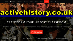 What Activehistory.co.uk website looked like in 2020 (4 years ago)