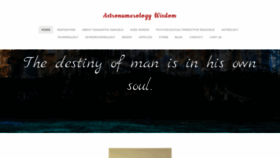 What Astronumerologywisdom.com website looked like in 2020 (3 years ago)