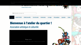 What Atelierduquartier.fr website looked like in 2020 (3 years ago)