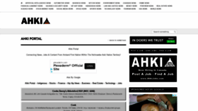 What Ahki.ca website looked like in 2020 (3 years ago)