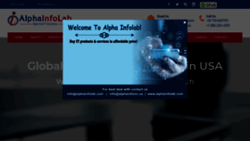 What Alphainfolab.com website looked like in 2020 (3 years ago)