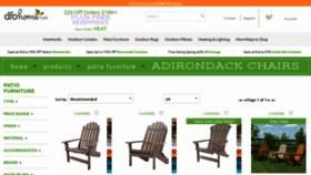 What Adirondackchairsonly.com website looked like in 2020 (3 years ago)