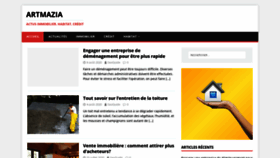 What Artmazia.fr website looked like in 2020 (3 years ago)