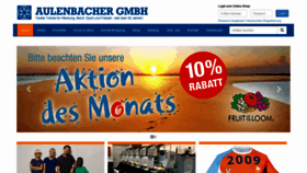 What Aulenbacher.de website looked like in 2020 (3 years ago)