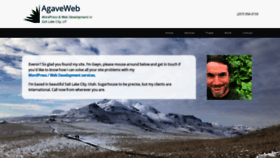 What Agaveweb.com website looked like in 2020 (3 years ago)