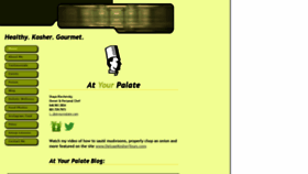 What Atyourpalate.com website looked like in 2020 (3 years ago)