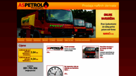 What Aspetrol.hr website looked like in 2020 (3 years ago)