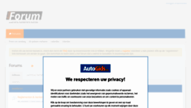 What Autoforum.be website looked like in 2020 (3 years ago)