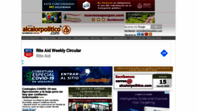 What Alcalorpolitico.com website looked like in 2020 (3 years ago)