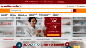 What Apodiscounter.de website looked like in 2020 (3 years ago)