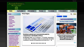 What Avvocatoandreani.it website looked like in 2020 (3 years ago)