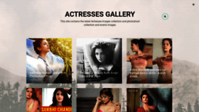 What Actressesgallery.com website looked like in 2020 (3 years ago)