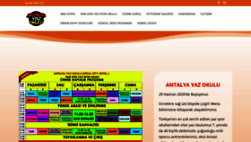 What Antalyayazokullari.com website looked like in 2020 (5 years ago)
