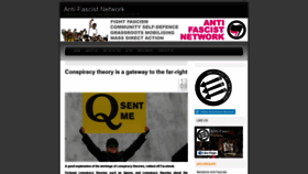 What Antifascistnetwork.org website looked like in 2020 (3 years ago)