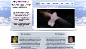 What Ajourneythroughart.com website looked like in 2020 (3 years ago)