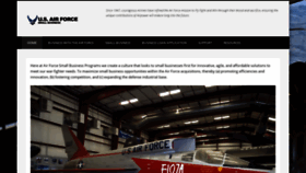 What Airforcesmallbiz.org website looked like in 2020 (3 years ago)