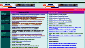 What Arteeindia.org website looked like in 2020 (3 years ago)