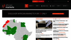 What African-markets.com website looked like in 2020 (3 years ago)