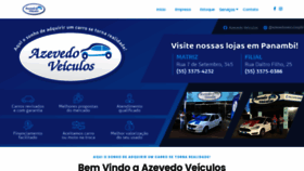 What Azevedoveiculos.com website looked like in 2020 (3 years ago)