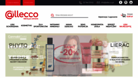 What Allecco.pl website looked like in 2020 (3 years ago)