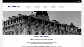 What Aba-avocats.com website looked like in 2020 (3 years ago)